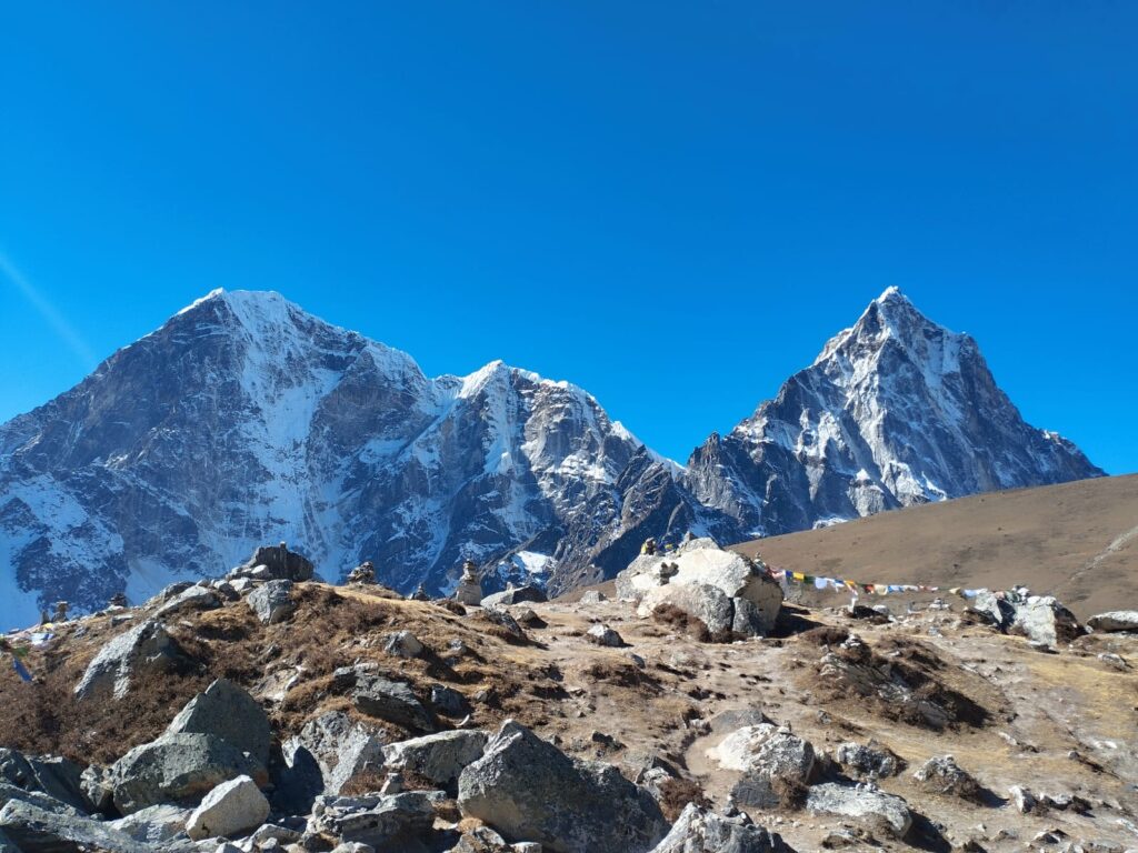 View of Lobuche Peak from Thukla