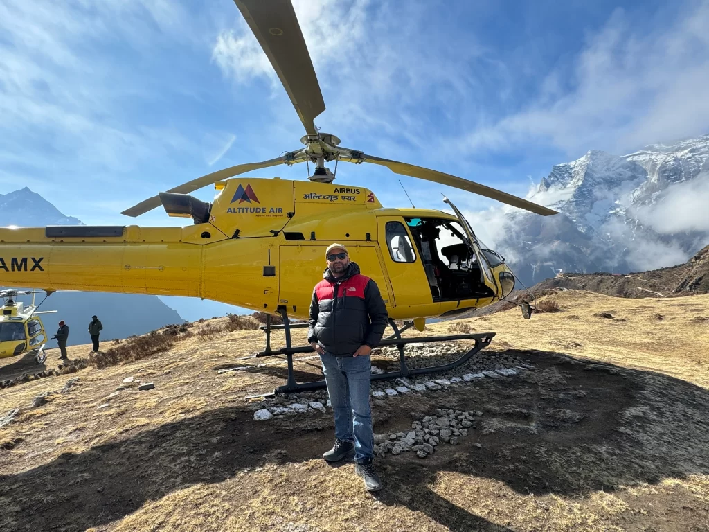 Luxury everest base camp trek by helicopter ride