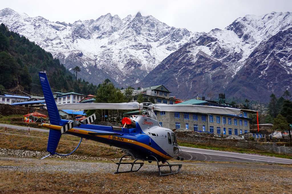 Heli in Lukla