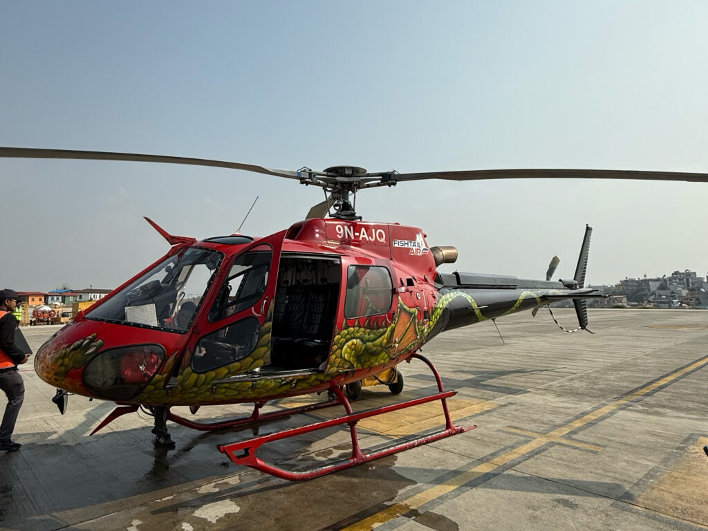 KTM to Lukla Heli Ride