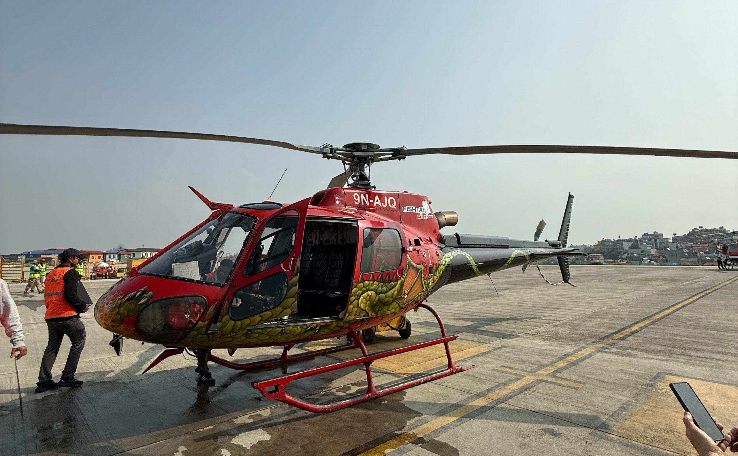 KTM to Lukla Heli Ride