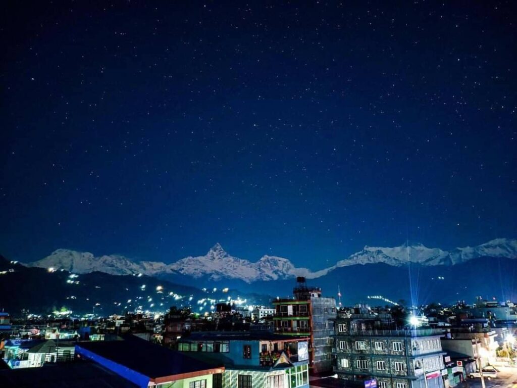 Pokhara in Night - Nirak Sigdel