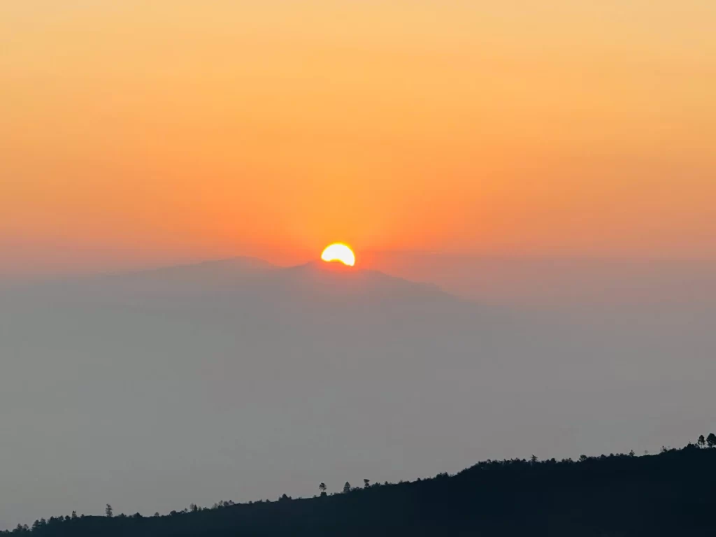 Sunrise in Nagarkot