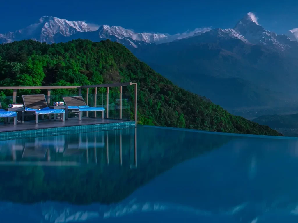 sarangkot mountain lodge view