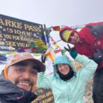 Dana and nick in Manaslu with our guide Sharan