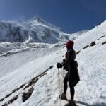 Alison reaches Manaslu Larkya Pass