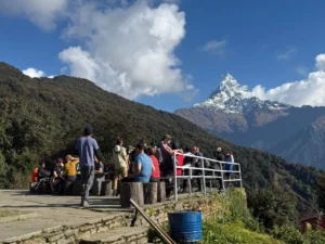 View of Machhapuchhre