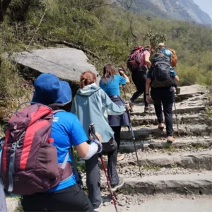 Walking toward Annapurna Base Camp