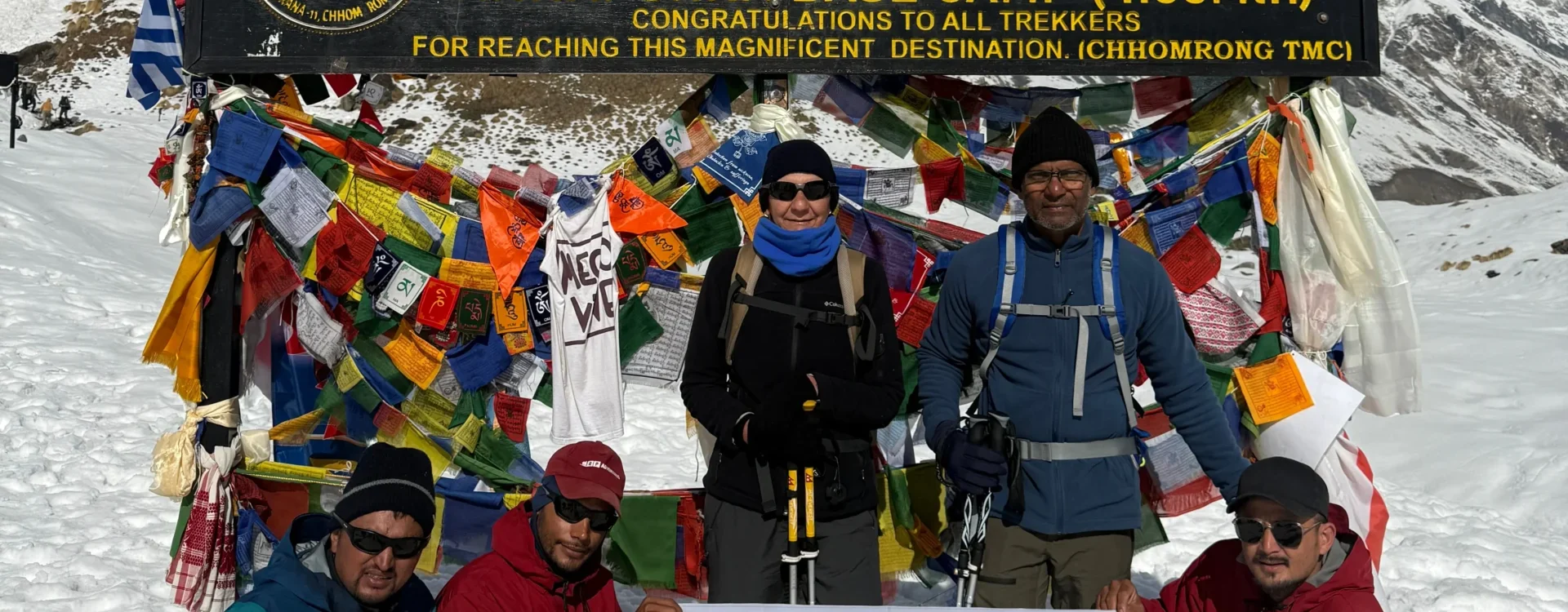 A group of Annapurna Base Camp Trek