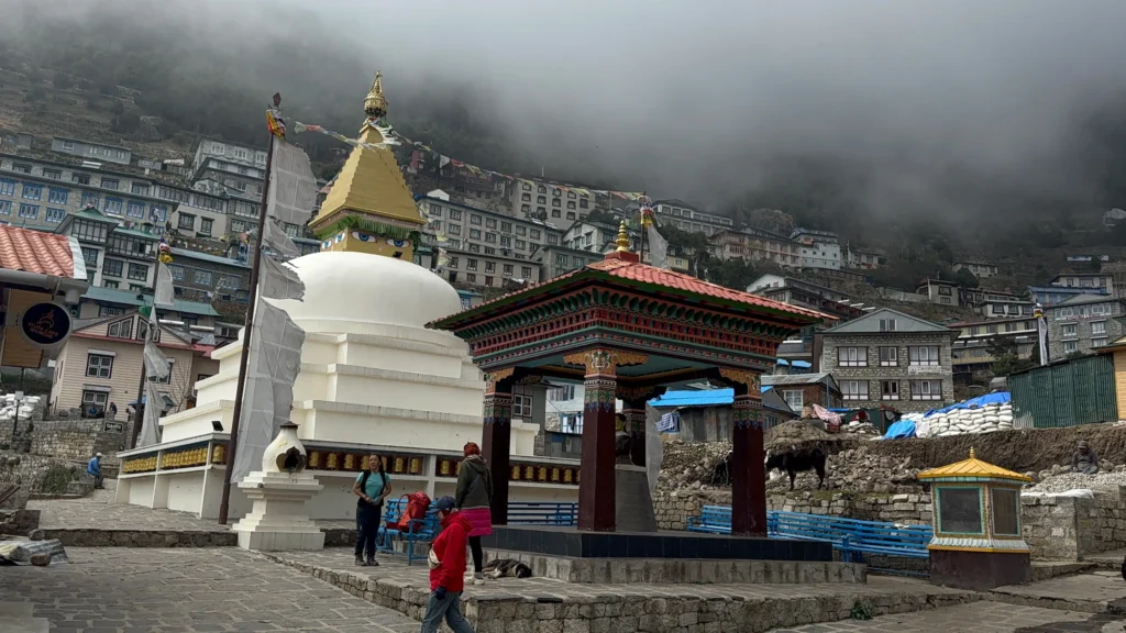 Namche Bazaar: Why Every Everest Trekker Stops Here 6 Cloudy Weather in Namche Bazaar